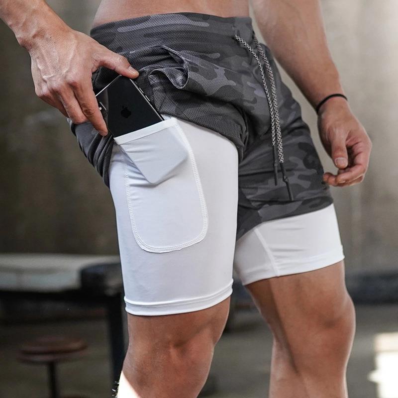 2 in 1 Quick Dry Breathable Active Gym Workout Shorts – BlackWood Express